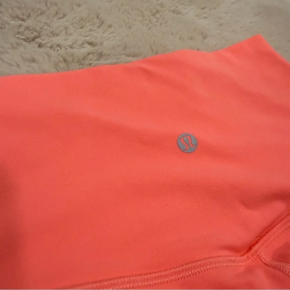Lululemon Pink Align High Rise Double Lined 23